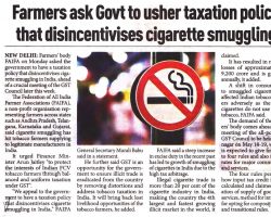 Farmers-ask-Govt-to-usher-taxation-policy-that-disincentivises-cigarette-smuggling-Millennium-Post_16052017-1024x758