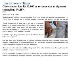 Government-lost-Rs-13000-cr-revenue-due-to-cigarette-smuggling-FAIFA-The-Economic-Times_30012018-775x1024