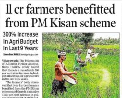11 cr farmers benefitted from PM Kisan scheme [The Times of India]_17052024